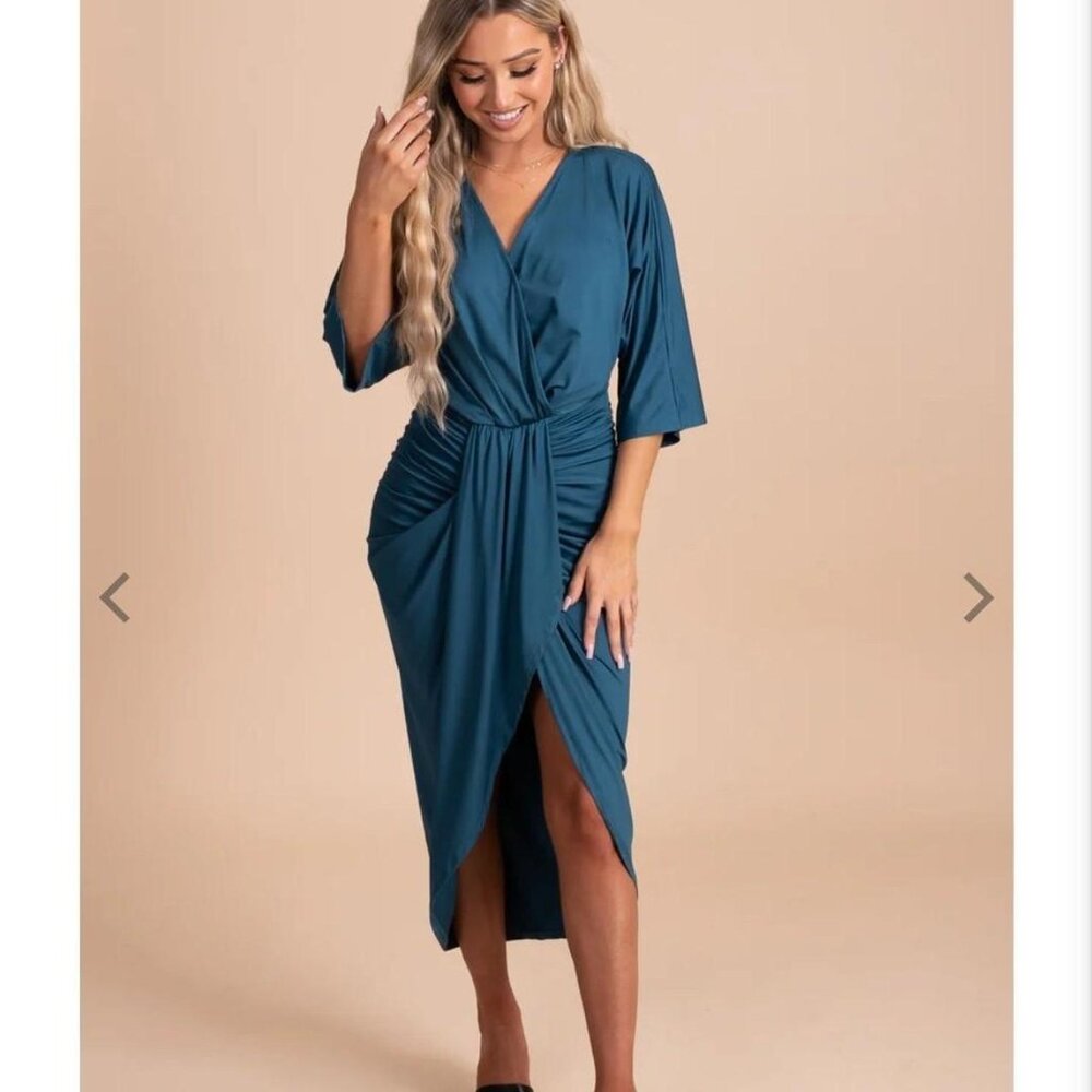 Bella Ella Faux Wrap Dress